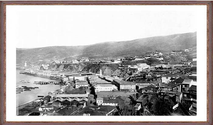 Vista costera de Valparaíso.